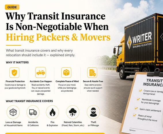 Transit insurance for packers movers