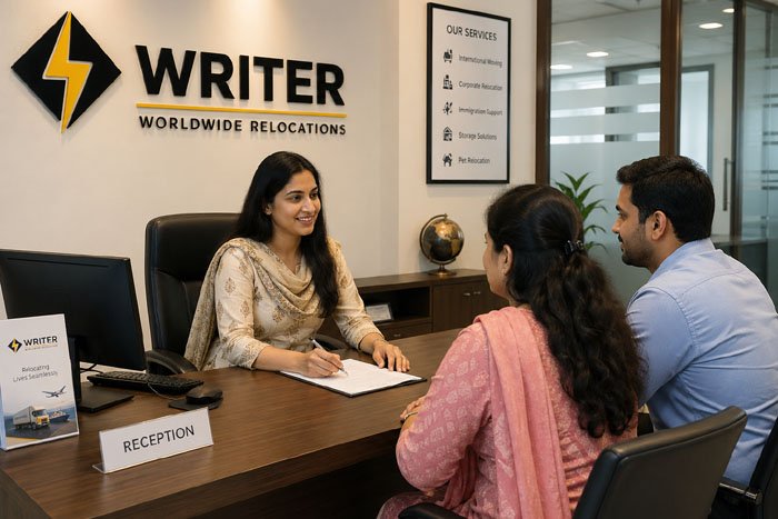 Writer Relocation professional moving team
